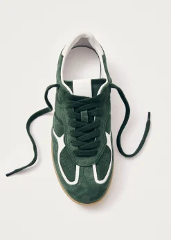 Tb.490 Rife Forest Green Leather Sneakers|ALOHAS Clearance