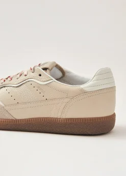 Tb.490 Rife Grain Cream Leather Sneakers|ALOHAS Discount