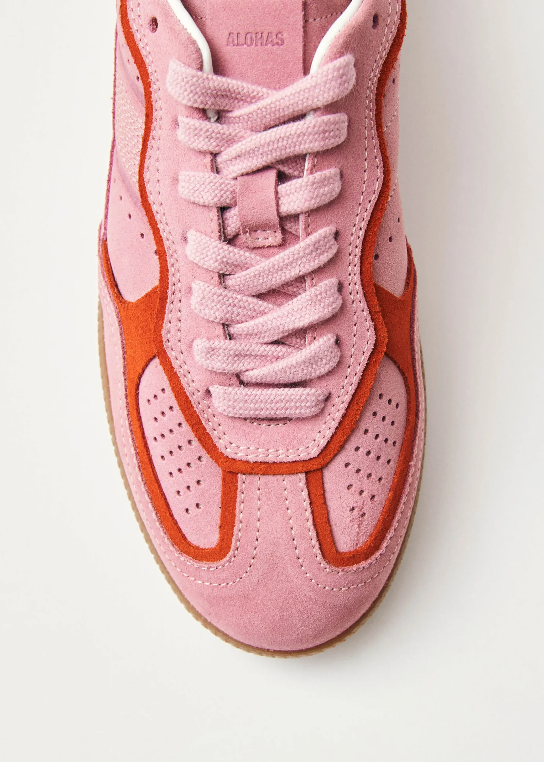 Tb.490 Rife Sea Pink Leather Sneakers|ALOHAS Best
