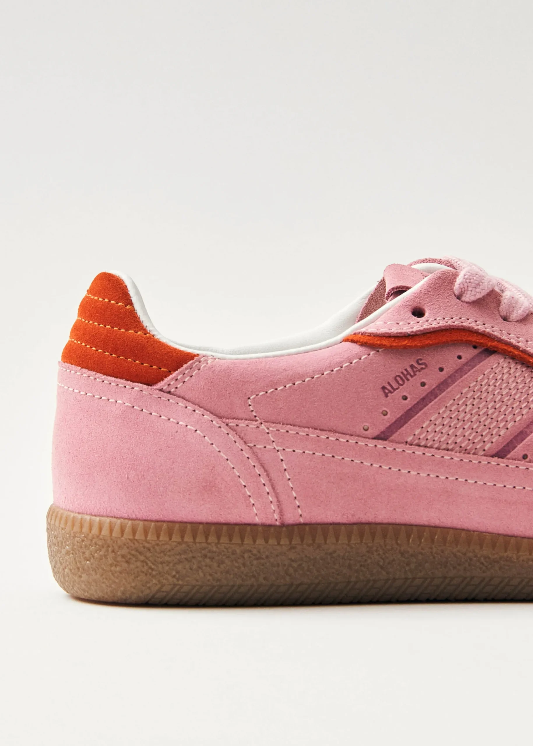 Tb.490 Rife Sea Pink Leather Sneakers|ALOHAS Best