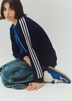 Tb.490 Rife Sheen Blue Leather Sneakers|ALOHAS New