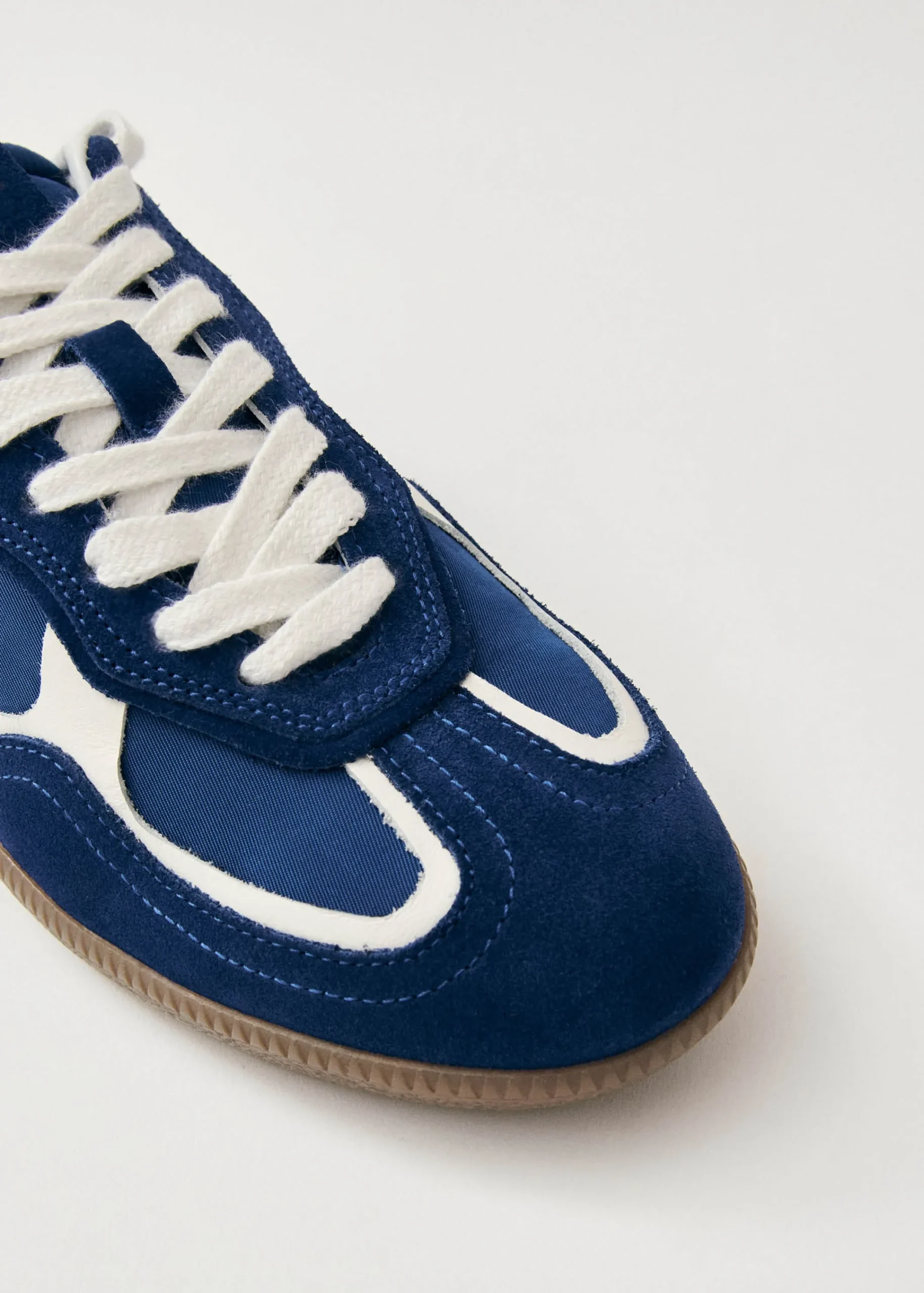 Tb.490 Rife Sheen Blue Leather Sneakers|ALOHAS New