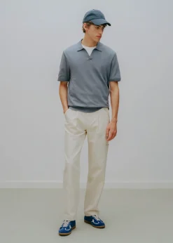 Tb.490 Rife Sheen Blue Leather Sneakers|ALOHAS New