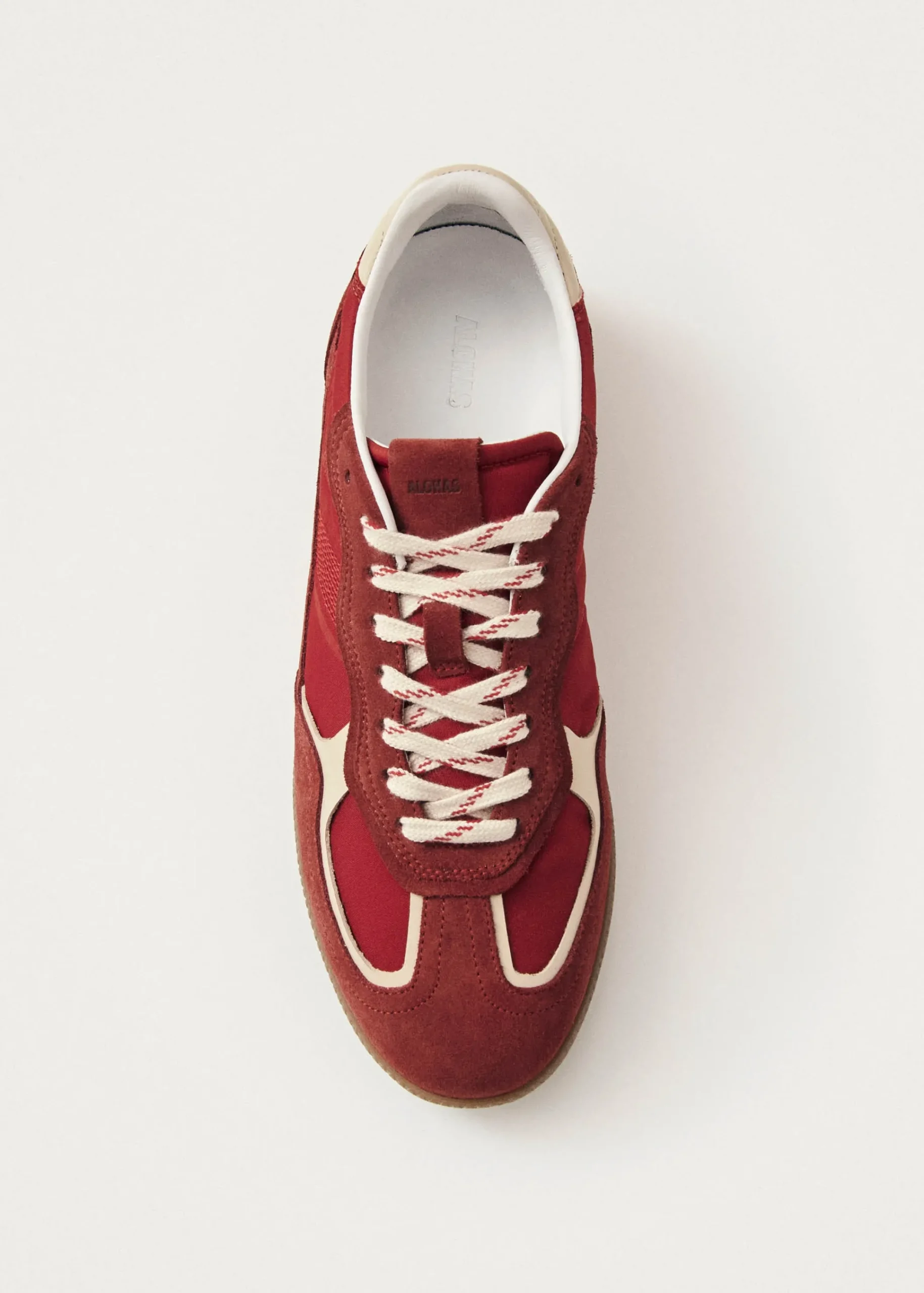 Tb.490 Rife Sheen Red Leather Sneakers|ALOHAS Best