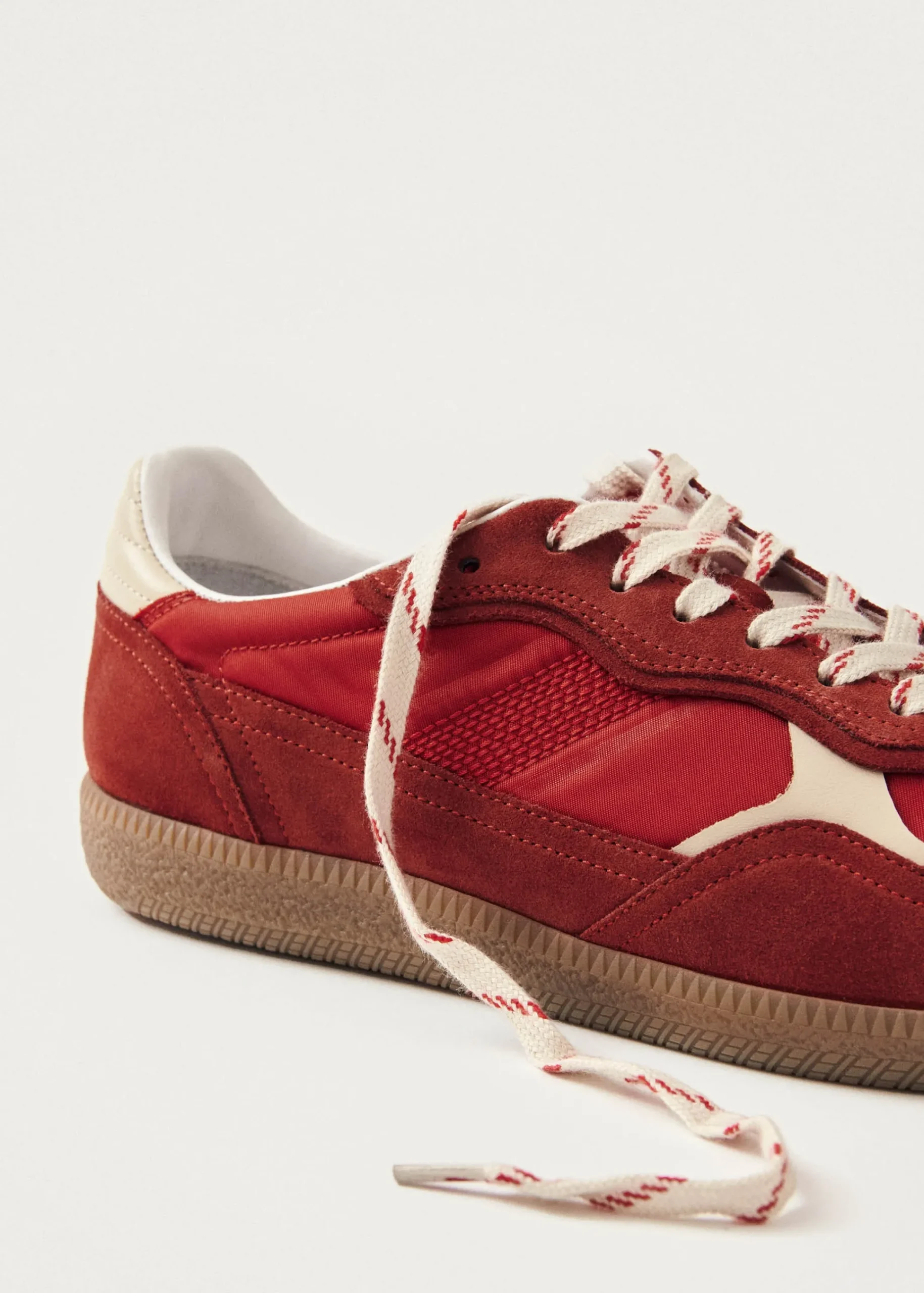 Tb.490 Rife Sheen Red Leather Sneakers|ALOHAS Best