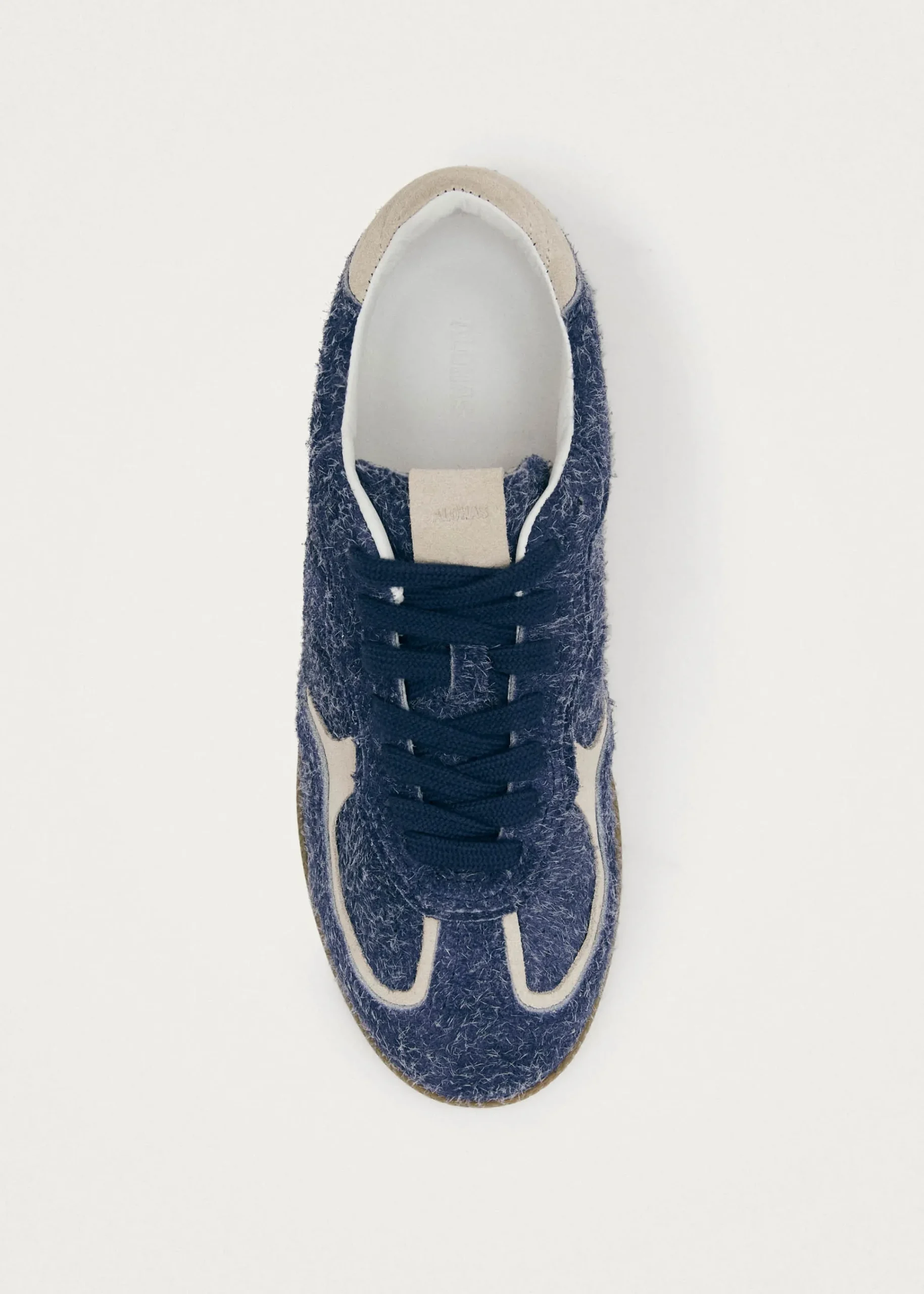 Tb.490 Rife Suede Fuzzy Blue Leather Sneakers|ALOHAS New