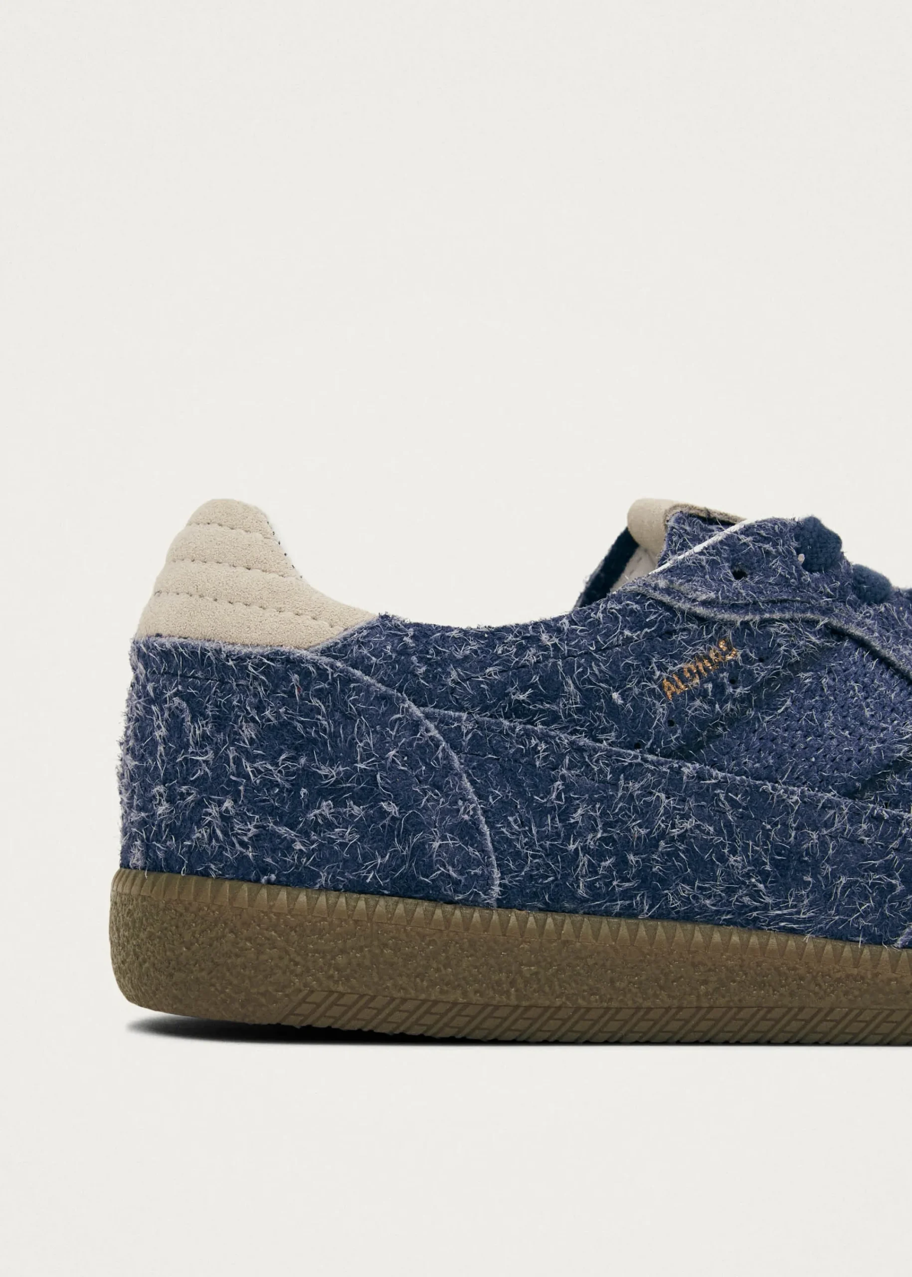 Tb.490 Rife Suede Fuzzy Blue Leather Sneakers|ALOHAS New