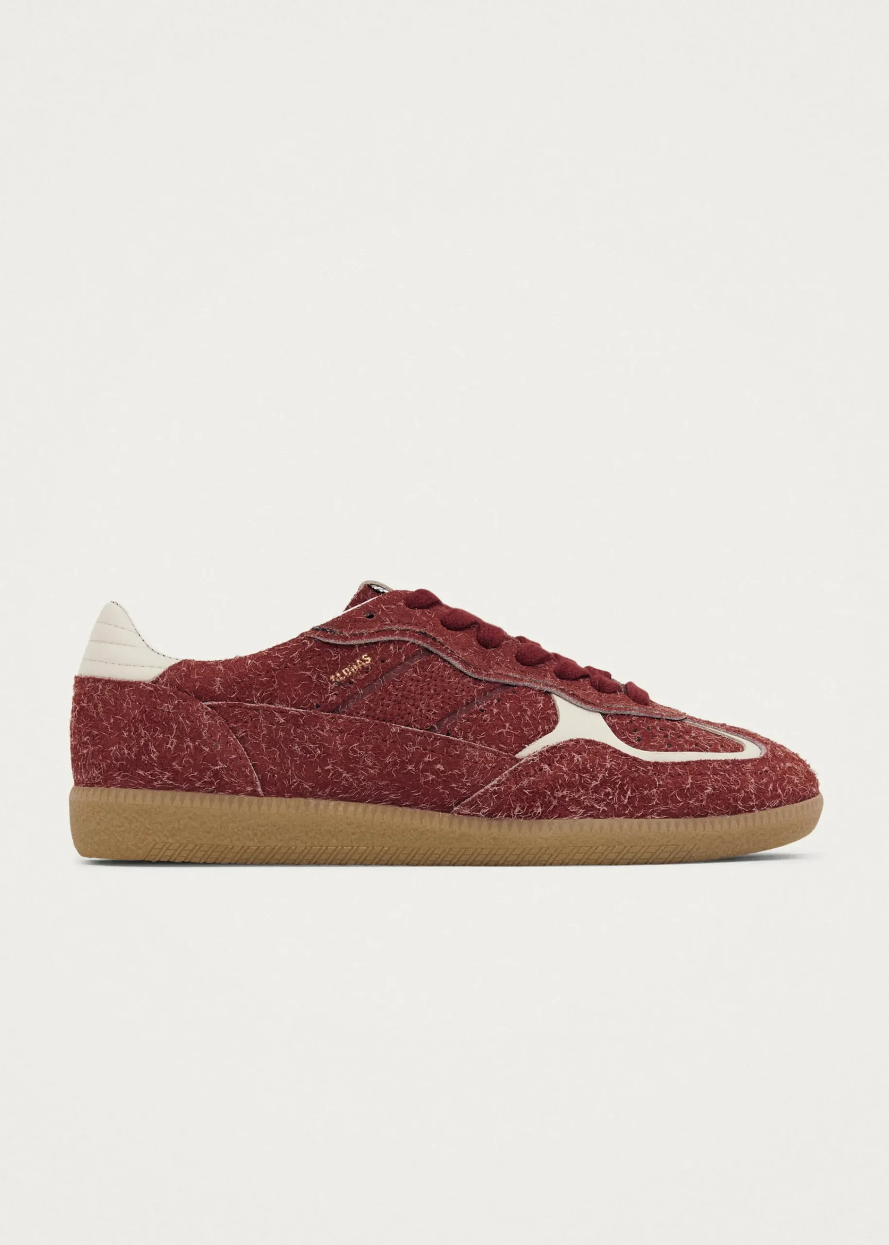 Tb.490 Rife Suede Fuzzy Red Leather Sneakers|ALOHAS Outlet
