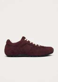 tb.56 Suede Fuzzy Burgundy|ALOHAS New
