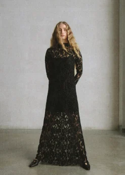 Tiban Lace Black Dress|ALOHAS Discount