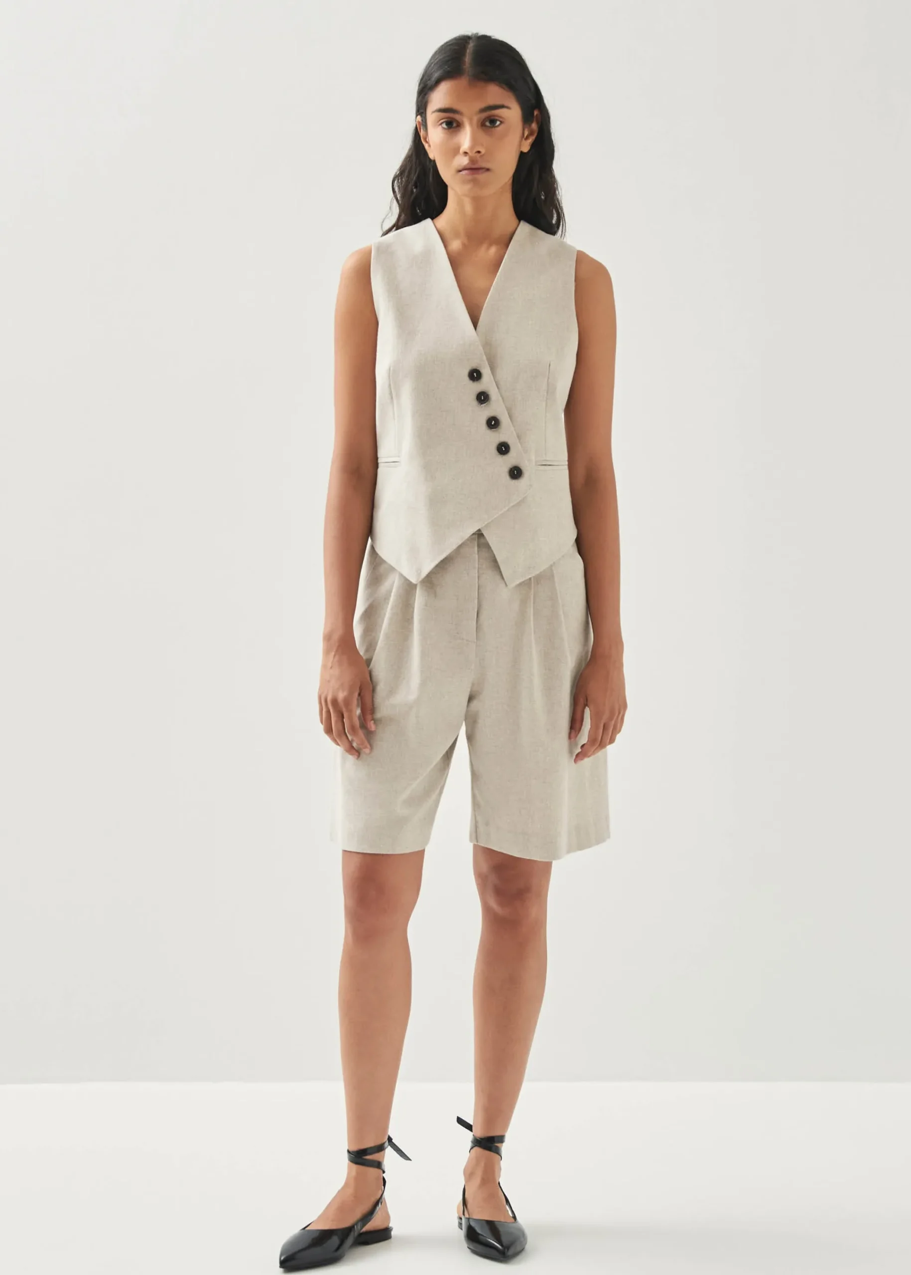 Totti Cream Vest|ALOHAS Outlet