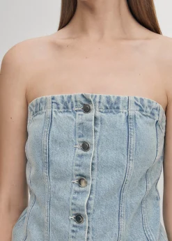 Troyes Blue Denim Tank|ALOHAS Discount