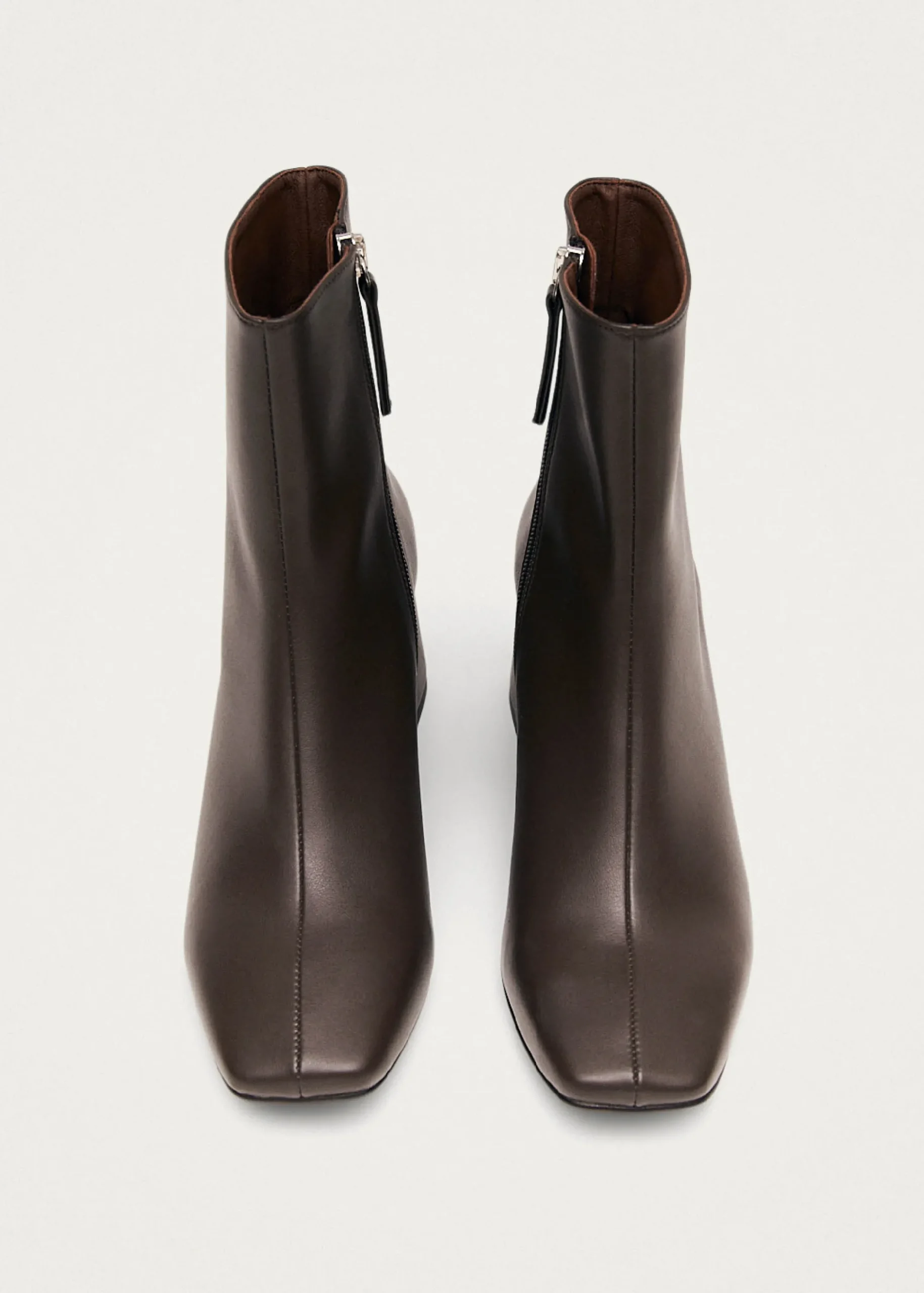 Watercolor Umber Brown Vegan Leather Ankle Boots|ALOHAS Clearance