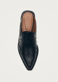 Weston Leather Mules|ALOHAS Outlet